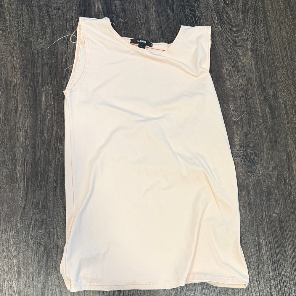 Alfani Soft Cream Tank Top